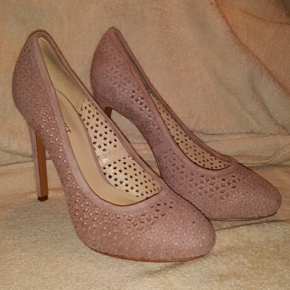 Nine West Nokota high heels peach office business - Picture 1 of 4